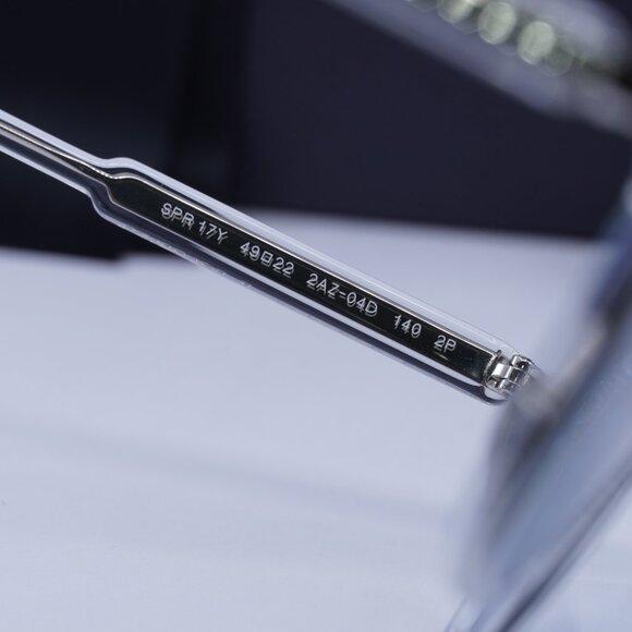 Final Price! Prada PR17YS 2AZ04D Crystal/Green Polarized Sunglasses - Picture 7 of 10